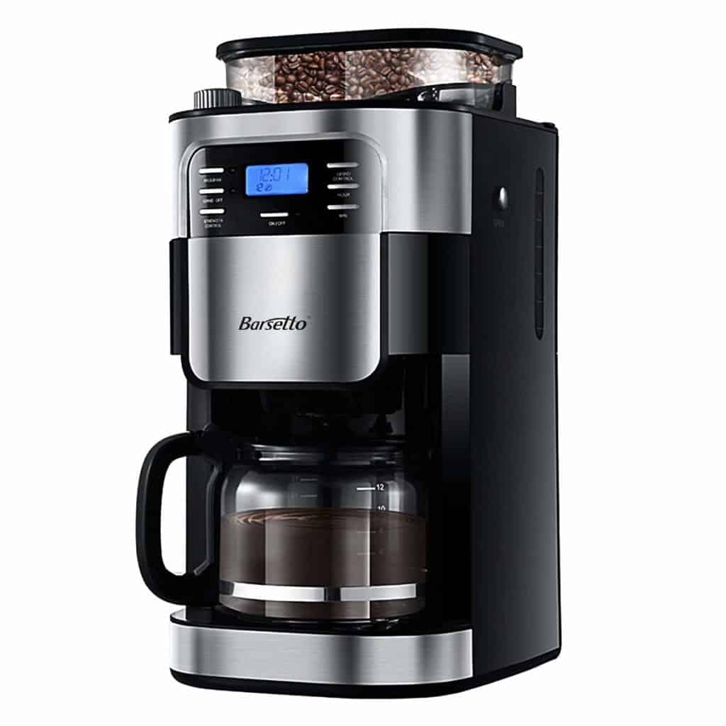 barsetto grind and brew automatic coffee maker