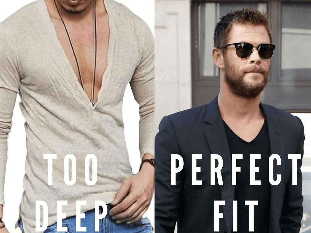 Dudefluencer: Men's Shirt Fit Guide Too Deep