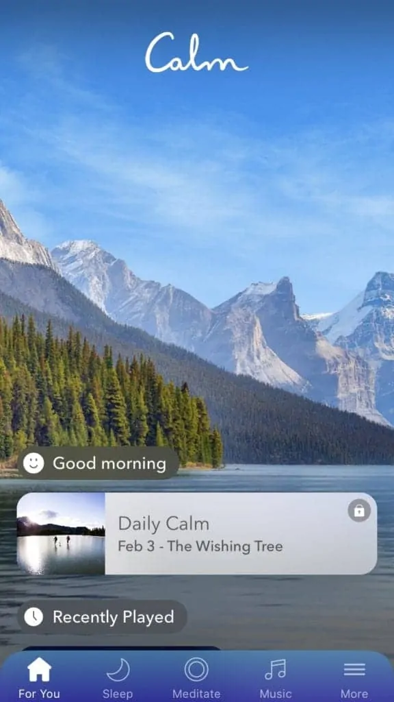 Dudefluencer: Calm App