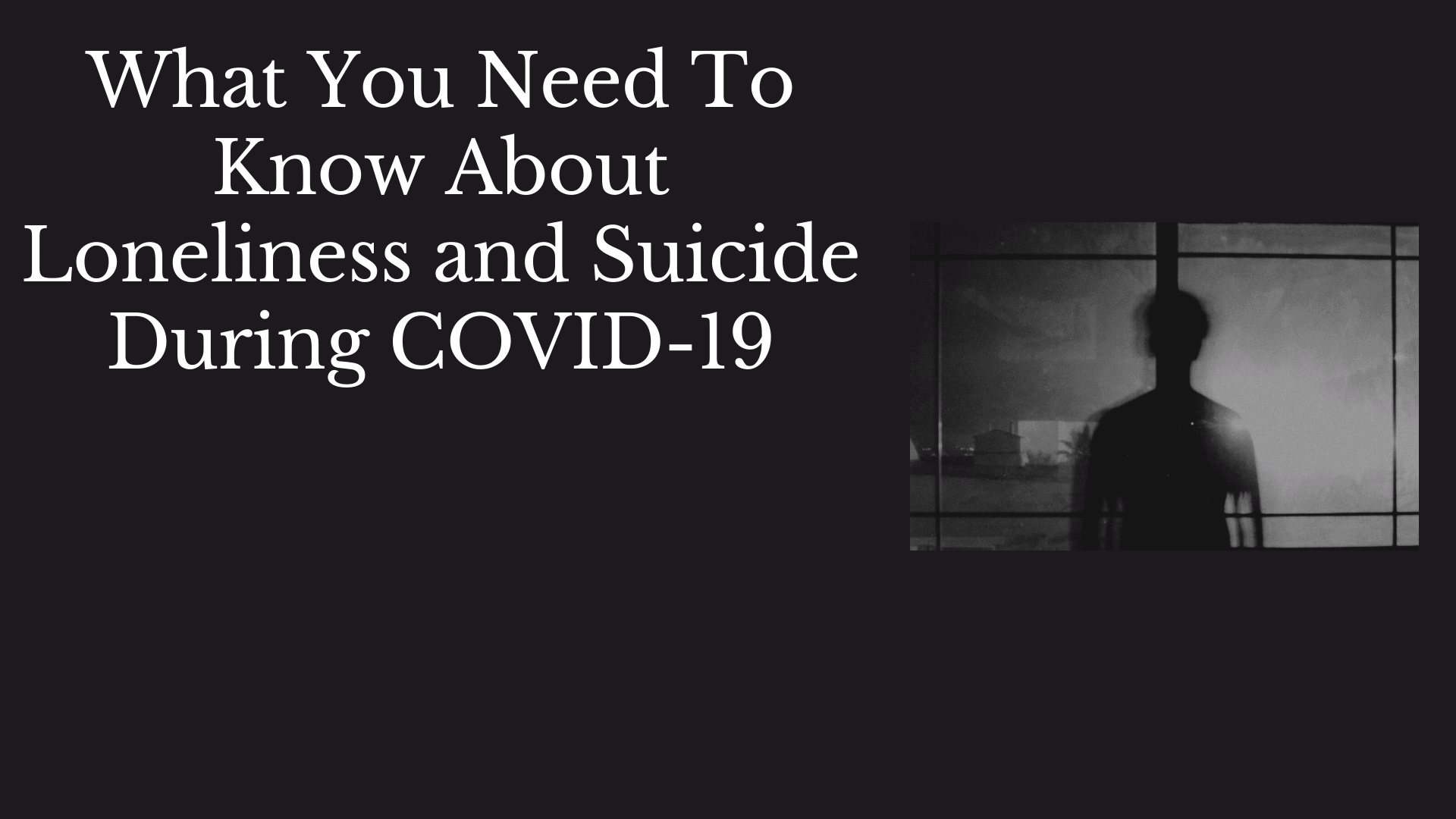 Dudefluencer: Loneliness and Suicide